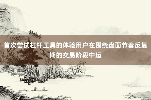 首次尝试杠杆工具的体验用户在围绕盘面节奏反复期的交易阶段中运