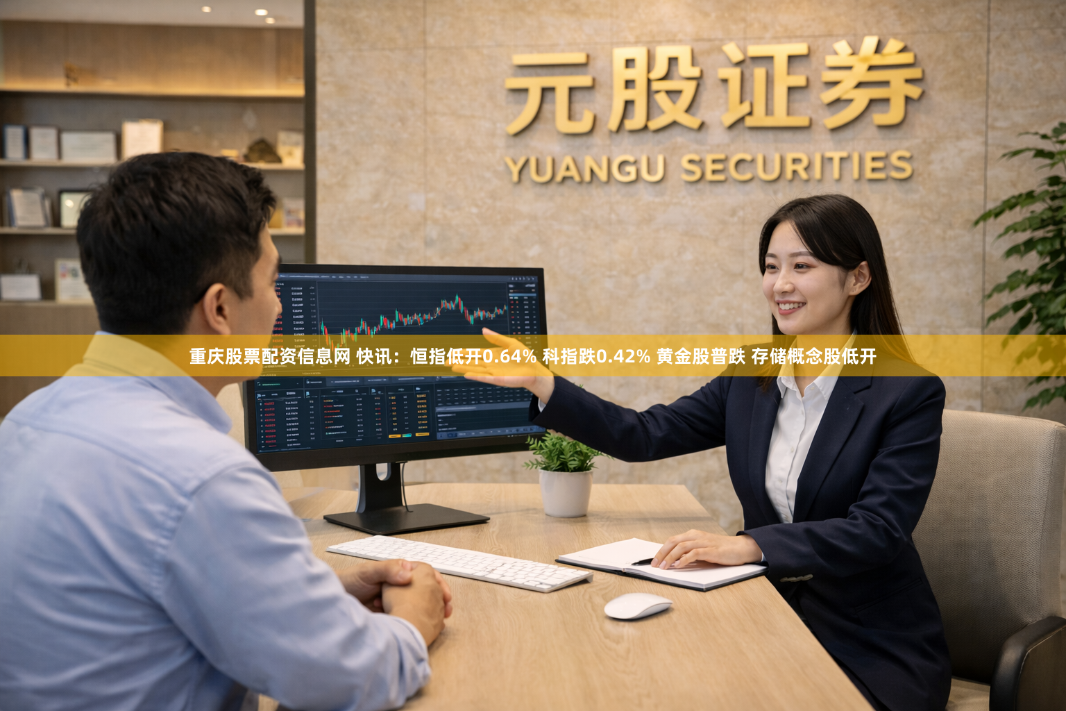 重庆股票配资信息网 快讯：恒指低开0.64% 科指跌0.42% 黄金股普跌 存储概念股低开